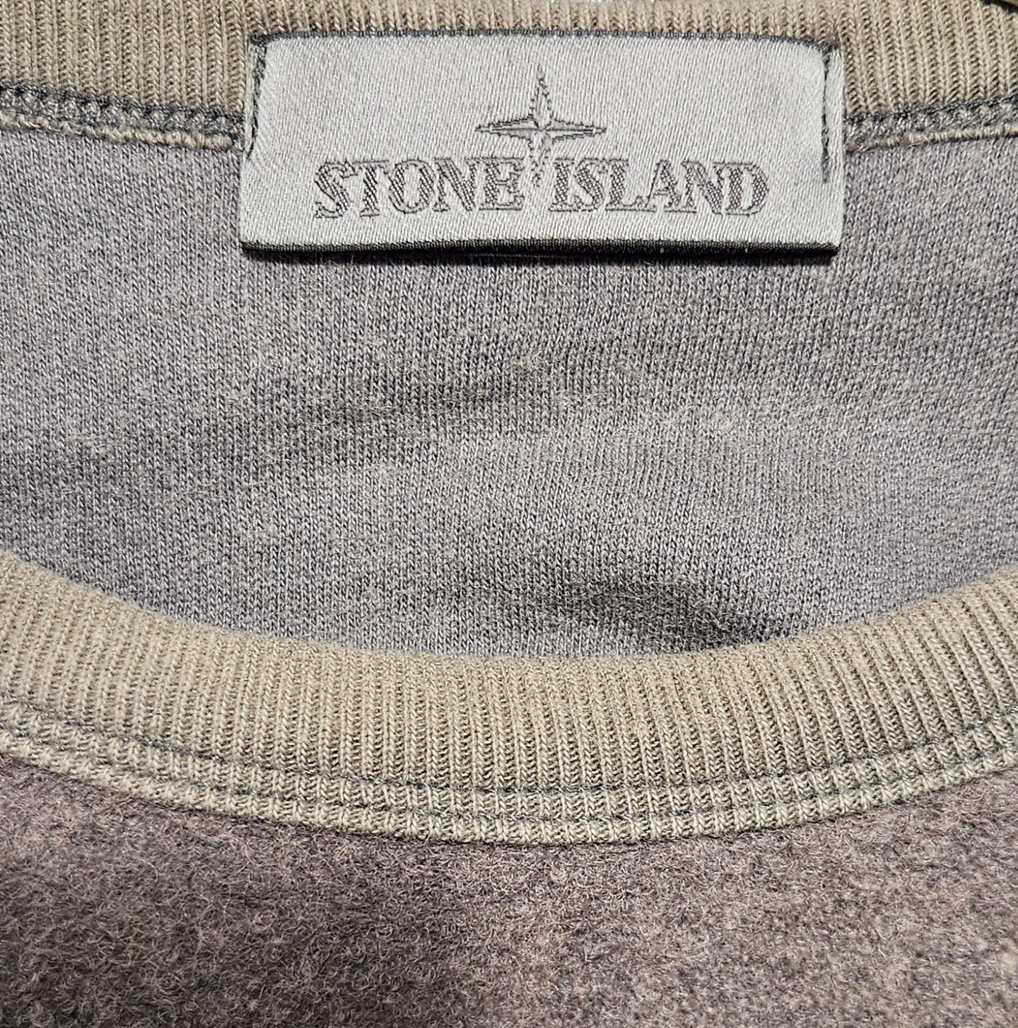 Stone Island Wool Sweatshirt With Ghost Badge
