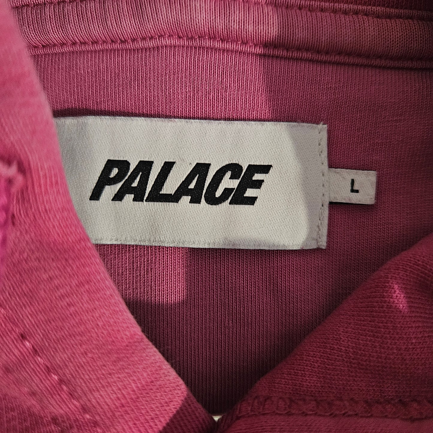 Palace Drop Shoulder Denim Applique Hoodie