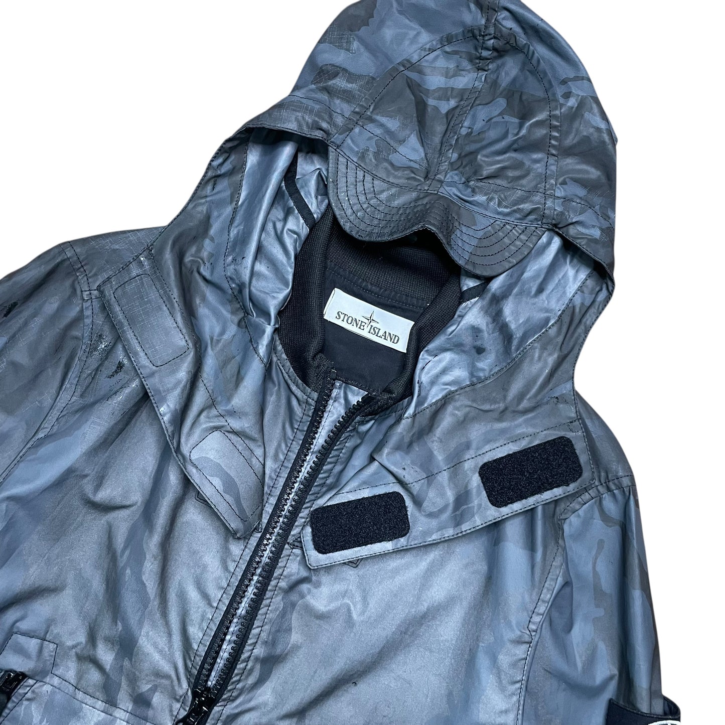 Stone Island Flowing Camo Reflective Jacket