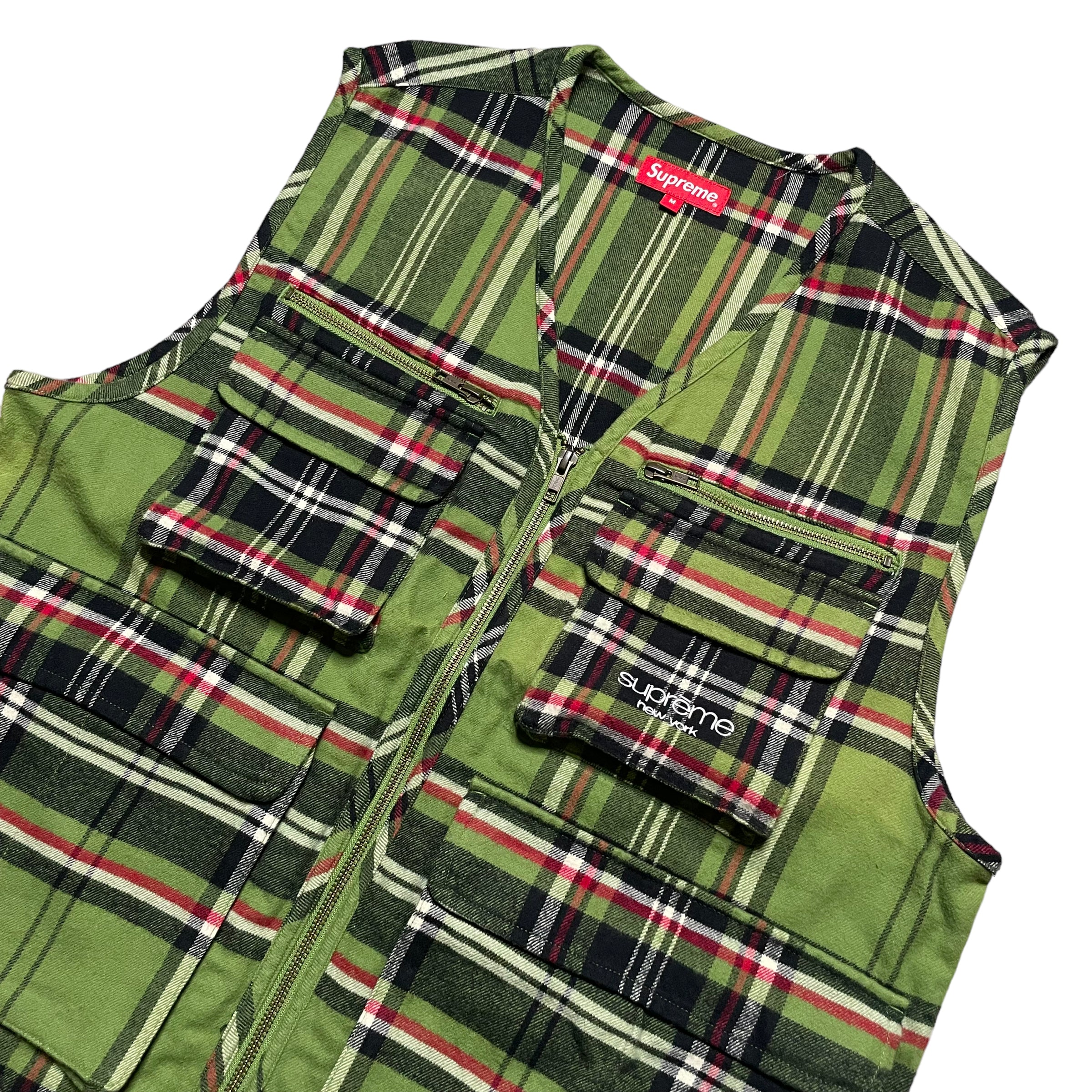 Supreme FW|20 Tartan Flannel Cargo Vest – Jacobs