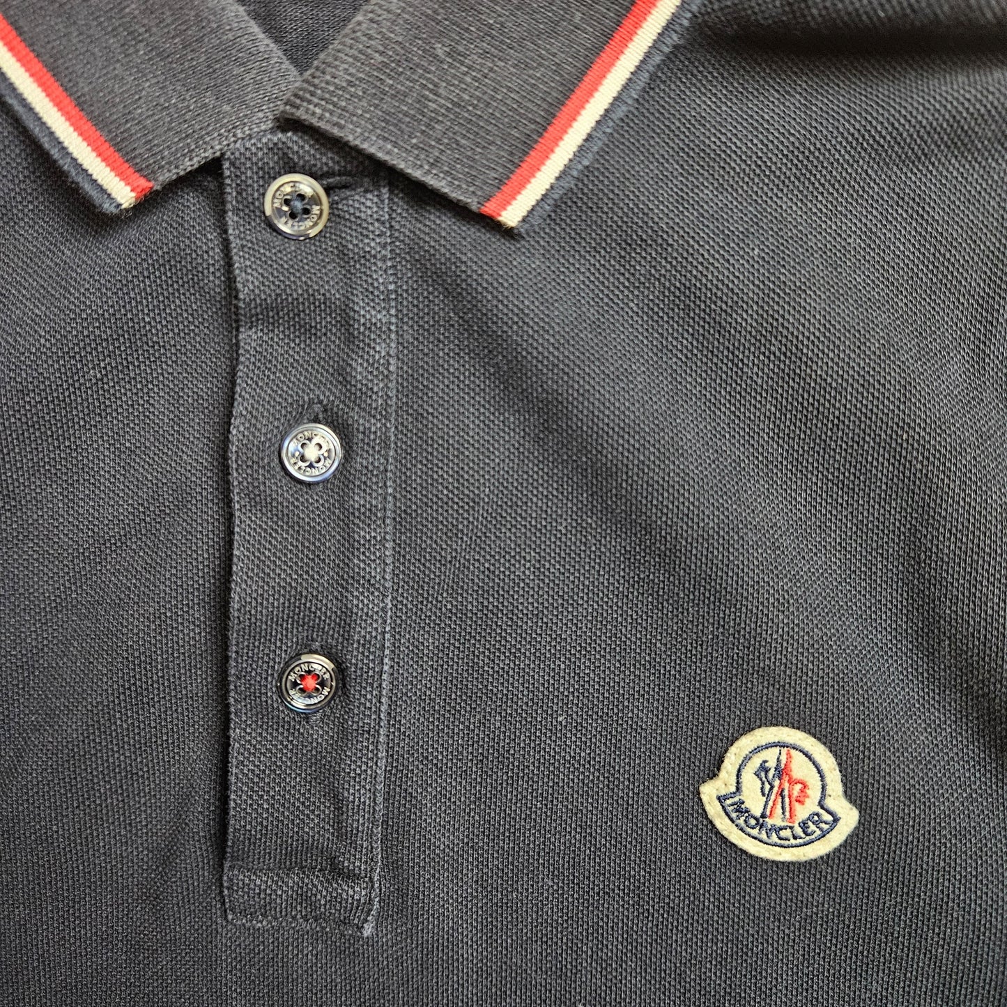 Moncler Long Sleeve Polo Shirt