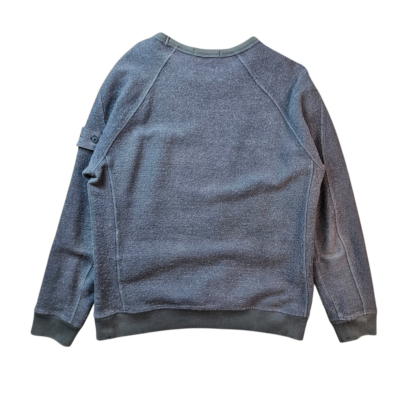 Stone Island Wool Sweatshirt With Ghost Badge