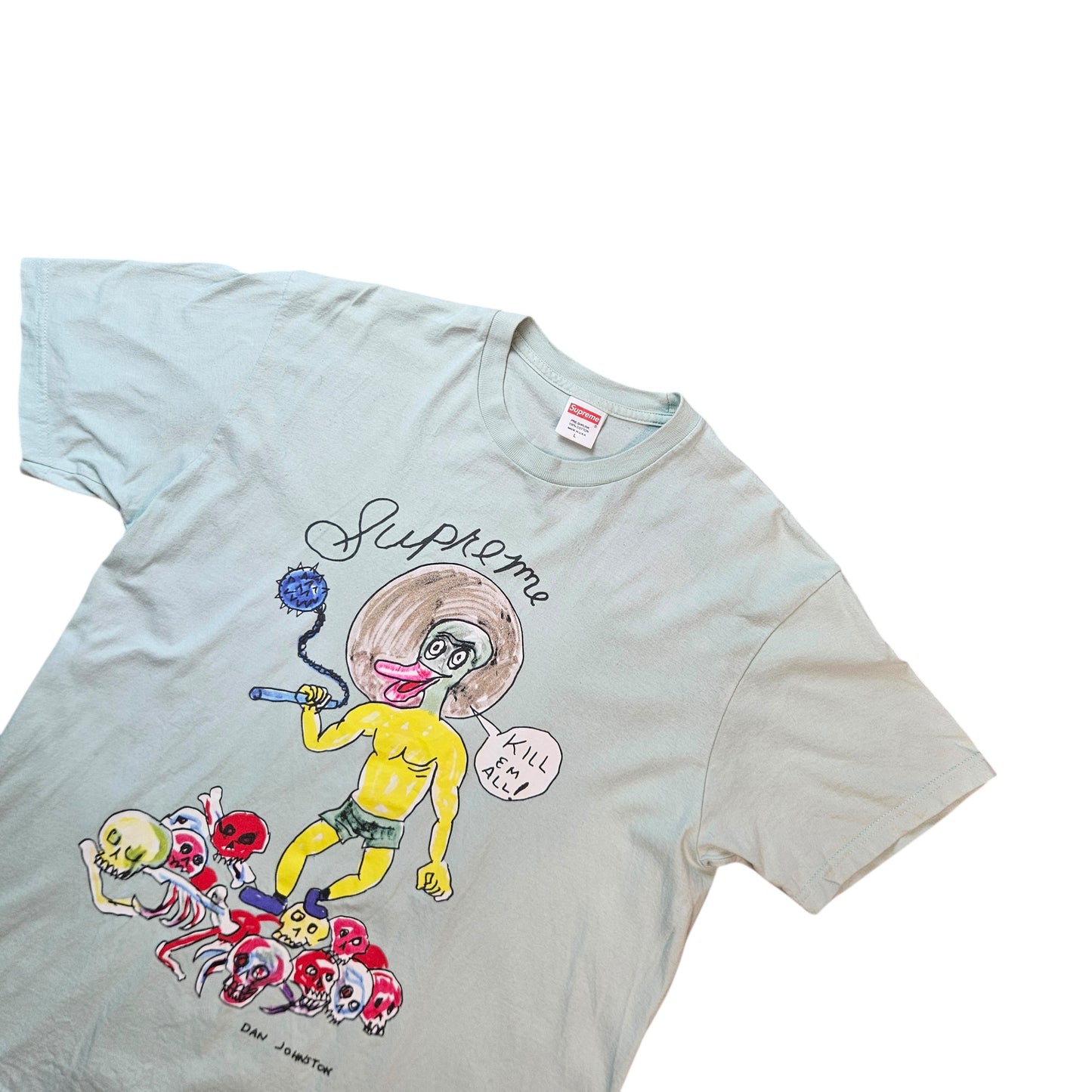 Supreme Dan Johnston Collab Kill Em All Tee