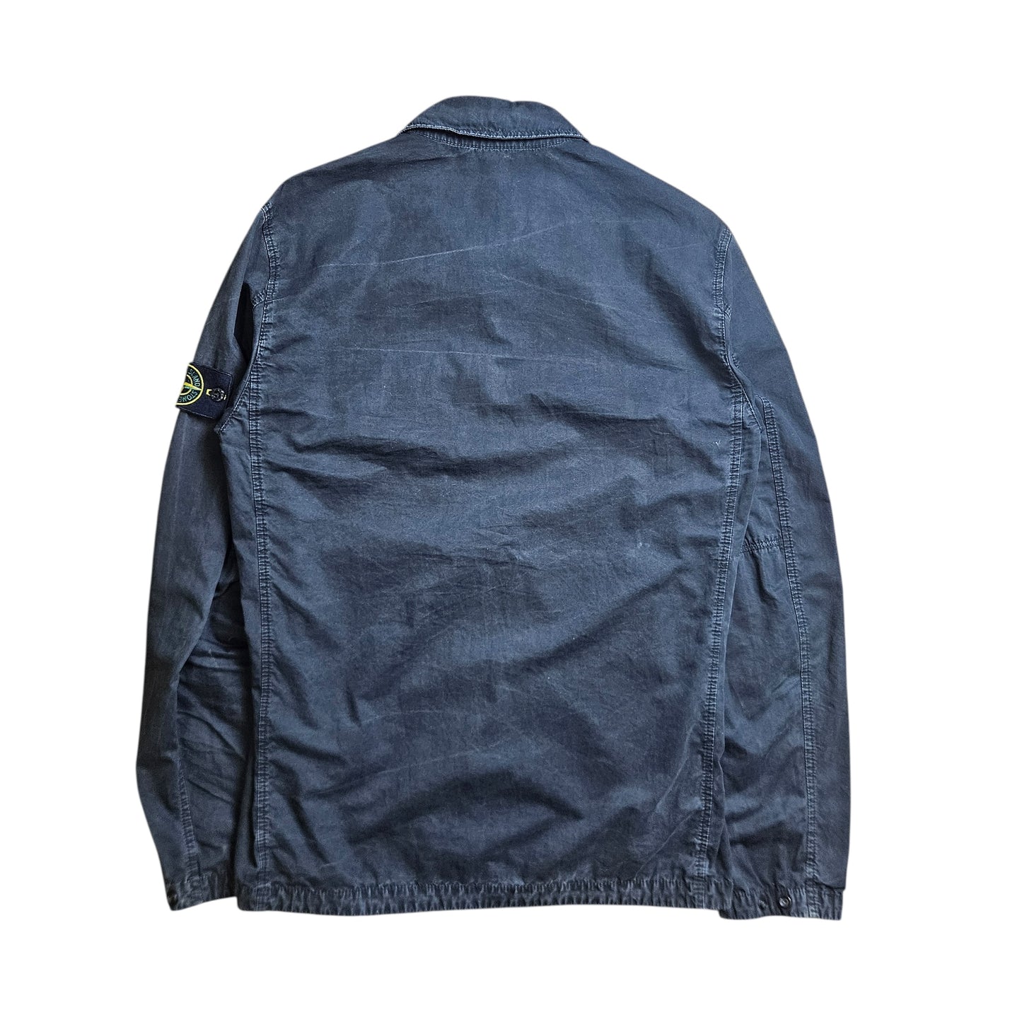 Stone Island Zip Overshirt With Chest Pocket