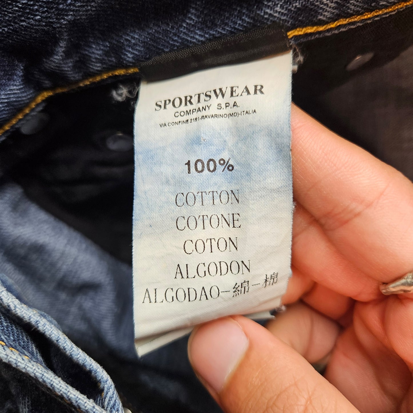 Stone Island Jeans With Badge