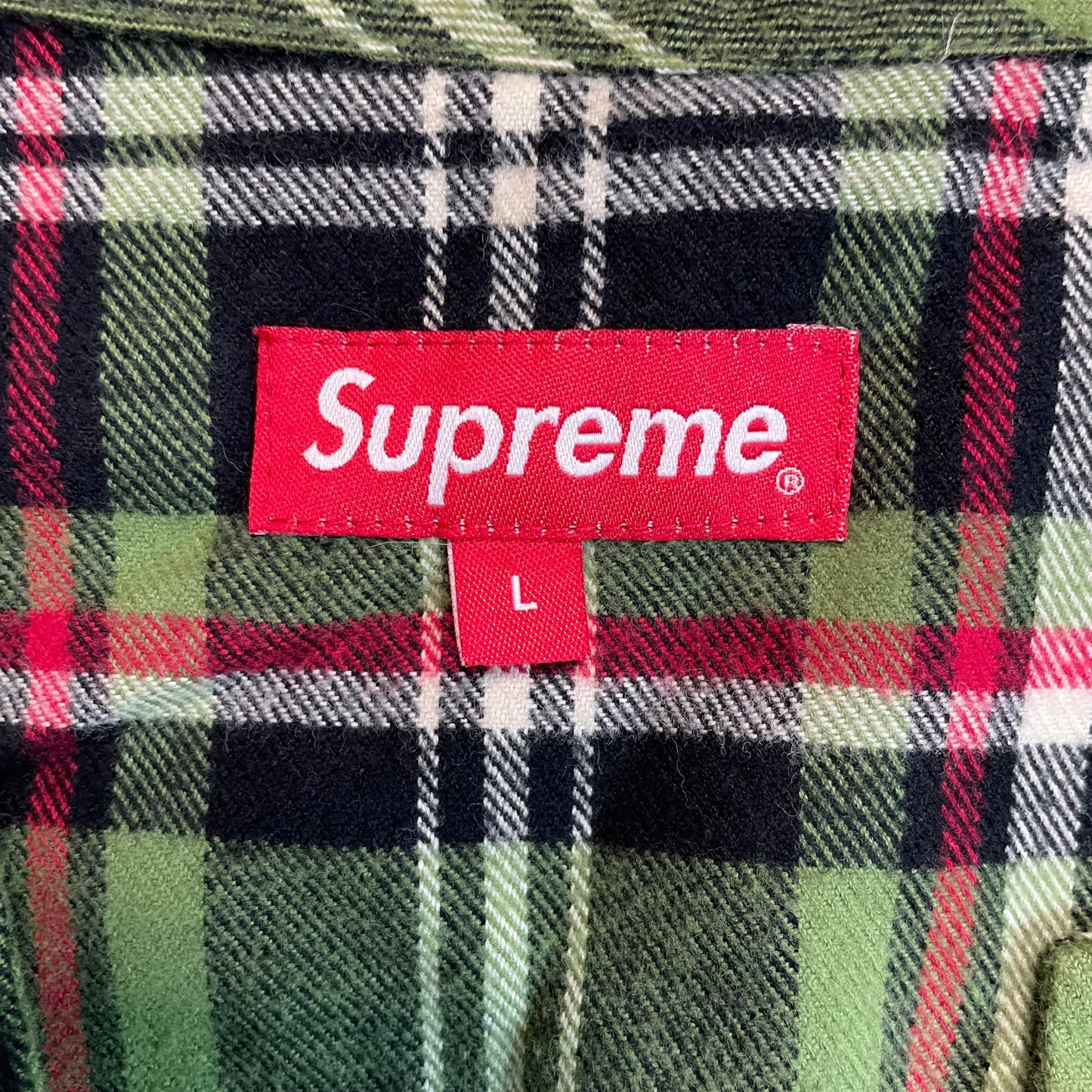 Supreme Tartan Flannel Cargo Vest