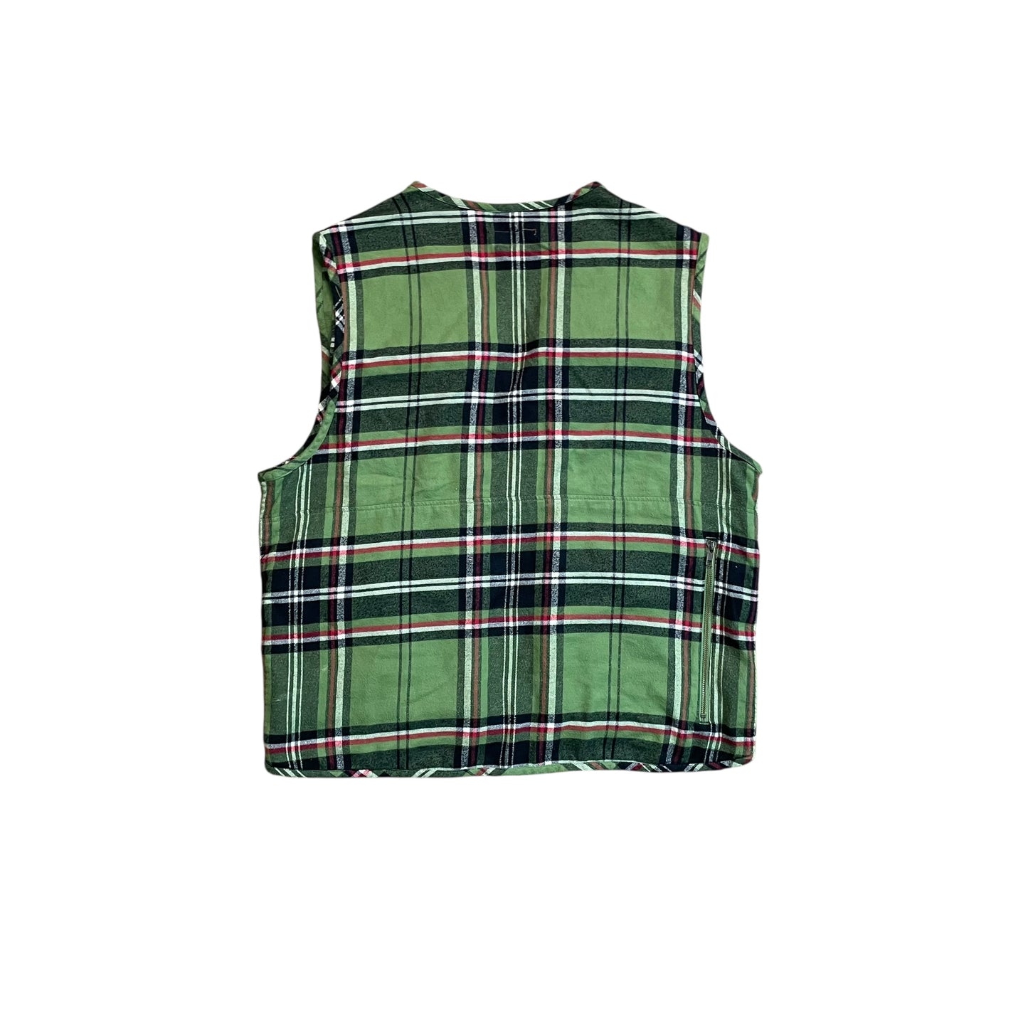 Supreme Tartan Flannel Cargo Vest