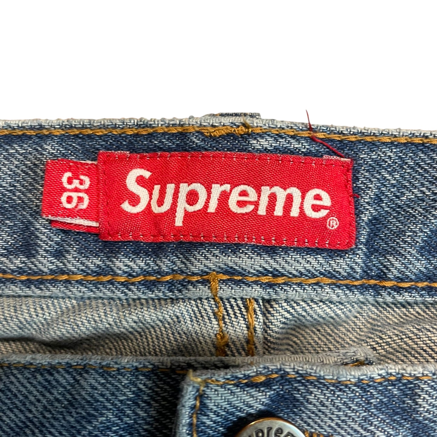 Supreme Regular Jeans With Star Embroidery