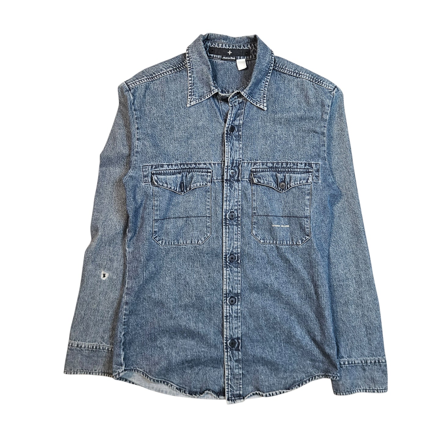 Stone Island Si Denims Spellout Shirt