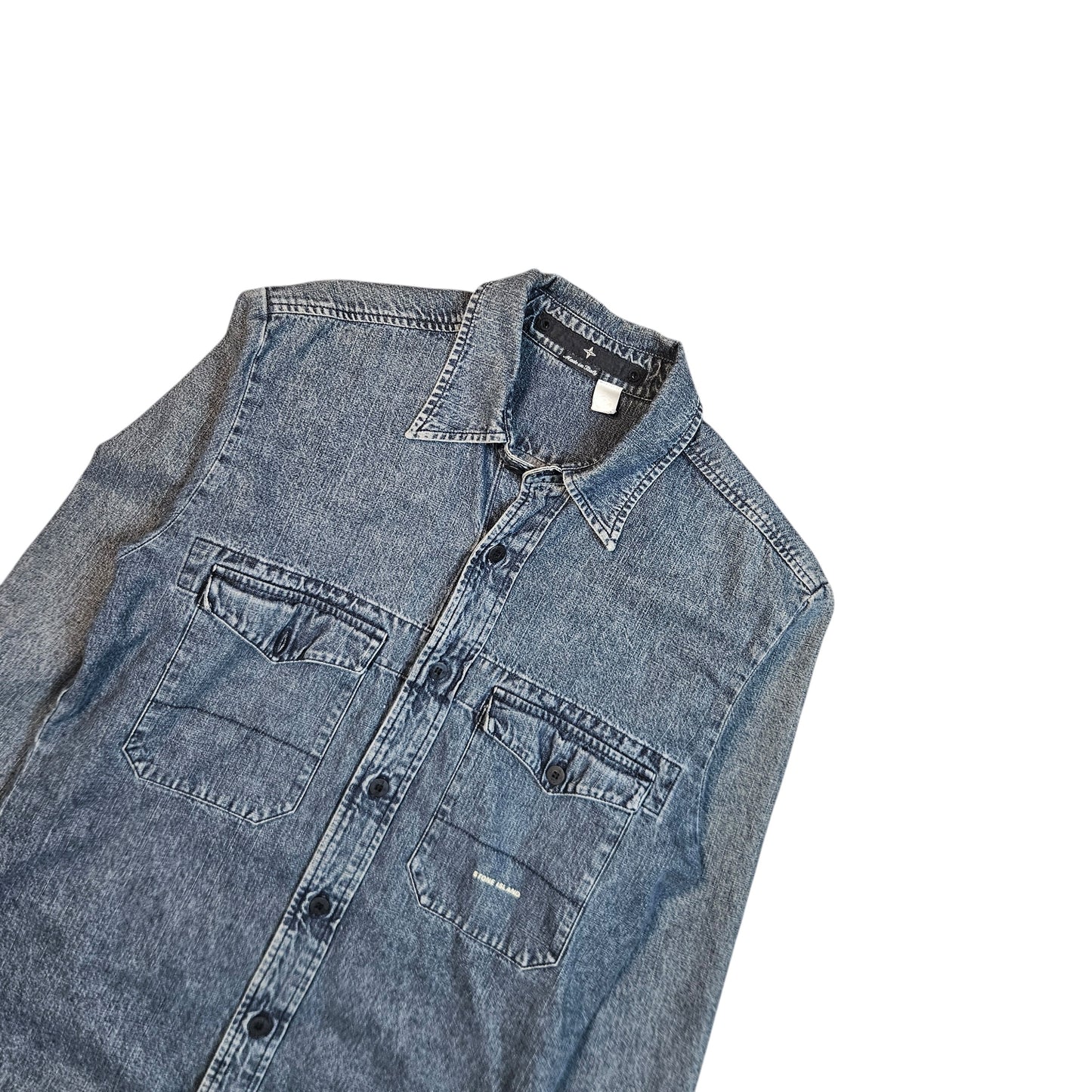 Stone Island Si Denims Spellout Shirt