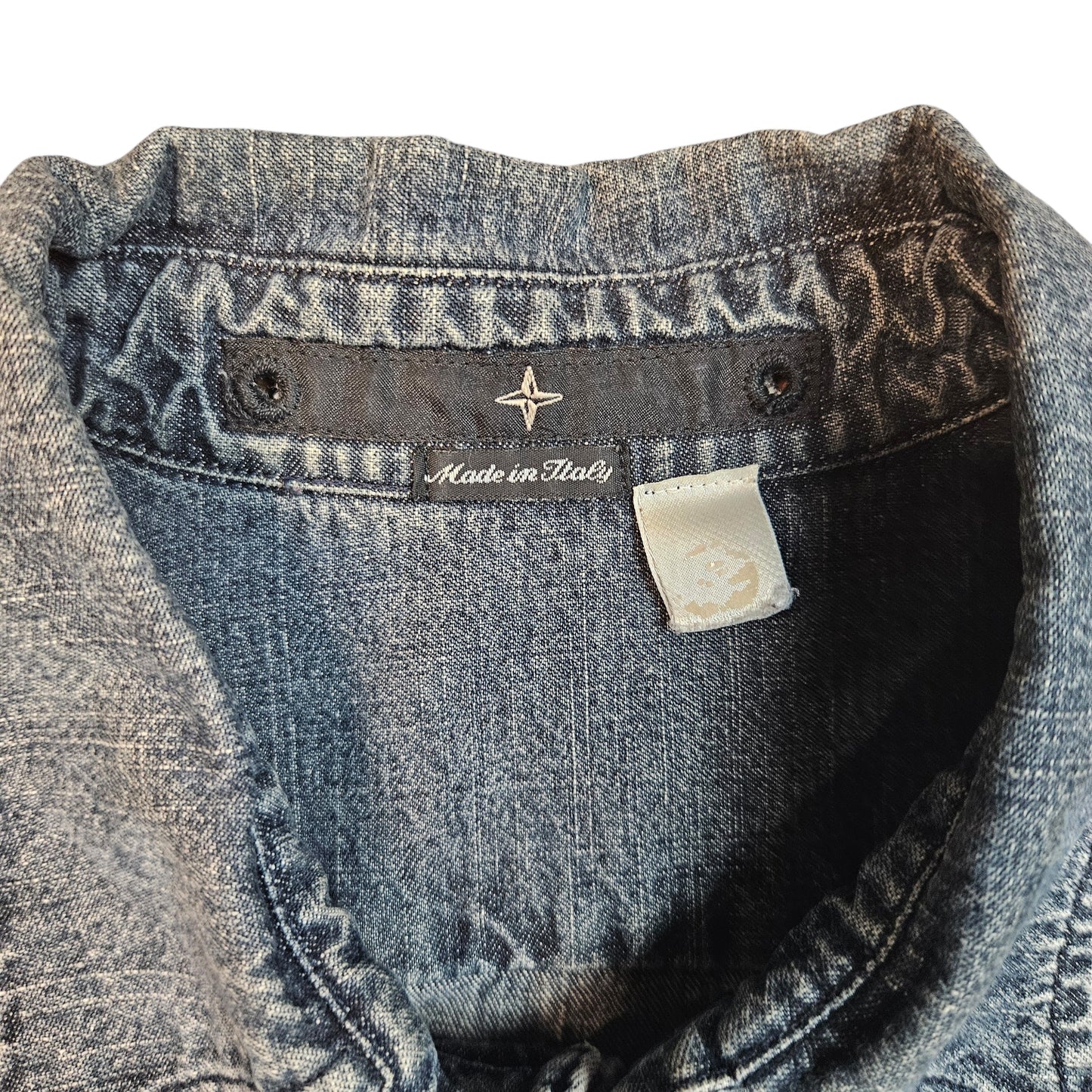 Stone Island Si Denims Spellout Shirt