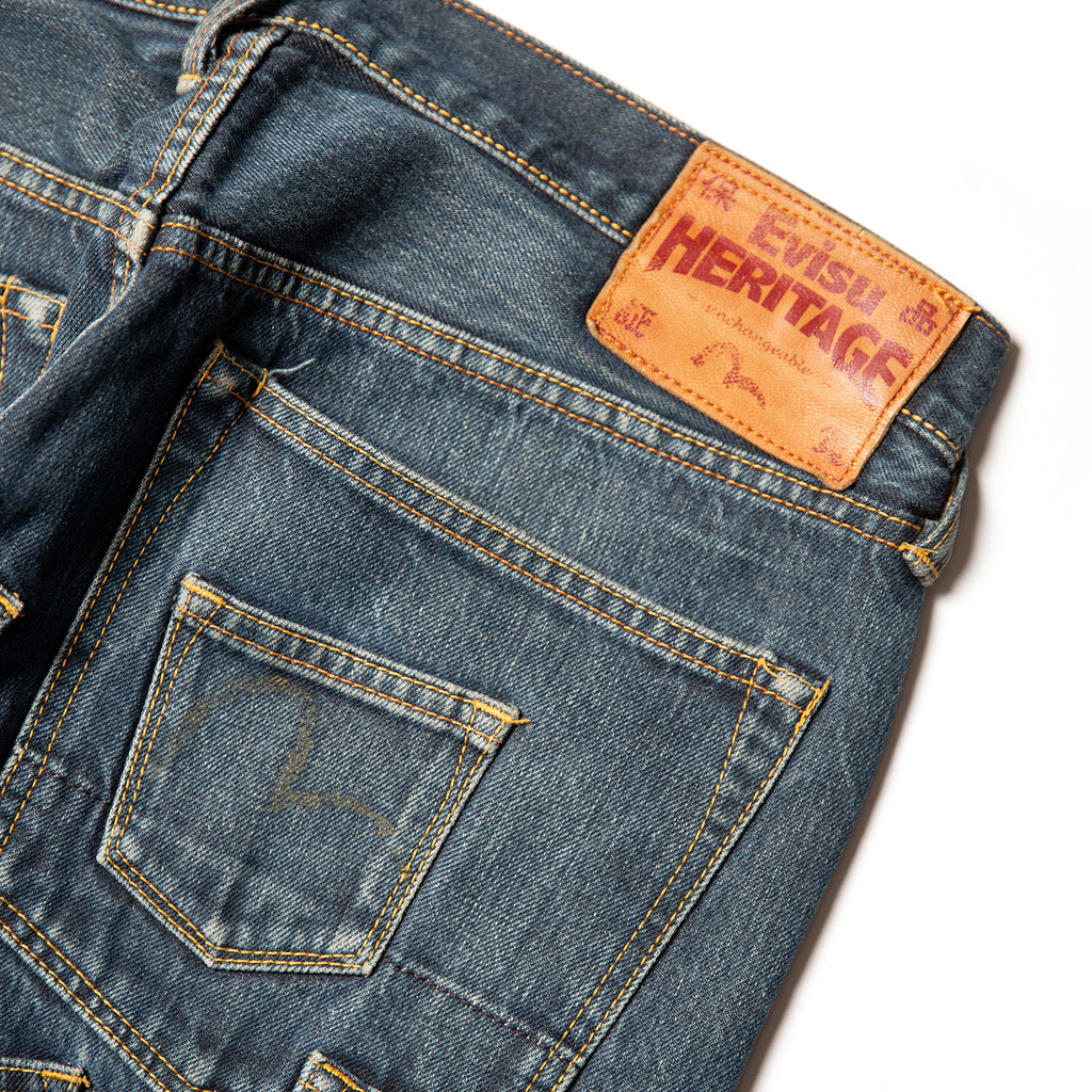 Evisu Multi Pocket Straight Leg Jeans