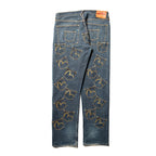Evisu Multi Pocket Straight Leg Jeans