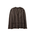 Comme Des Garcons Striped Cardigan