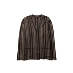 Comme Des Garcons Striped Cardigan