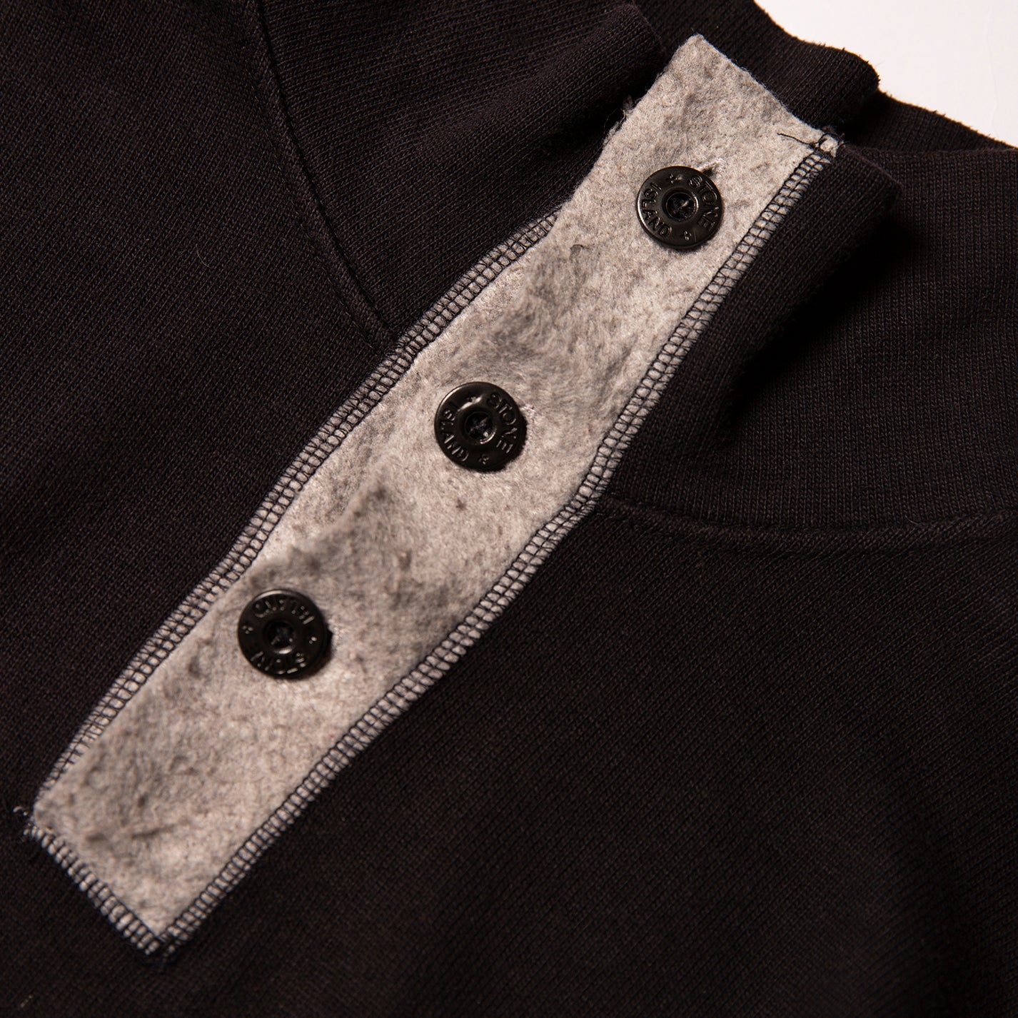 Stone Island Button Up Sweatshirt