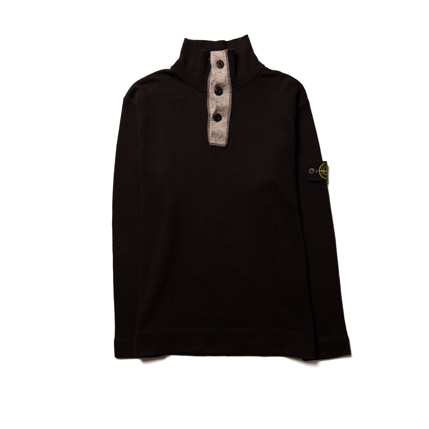 Stone Island Button Up Sweatshirt