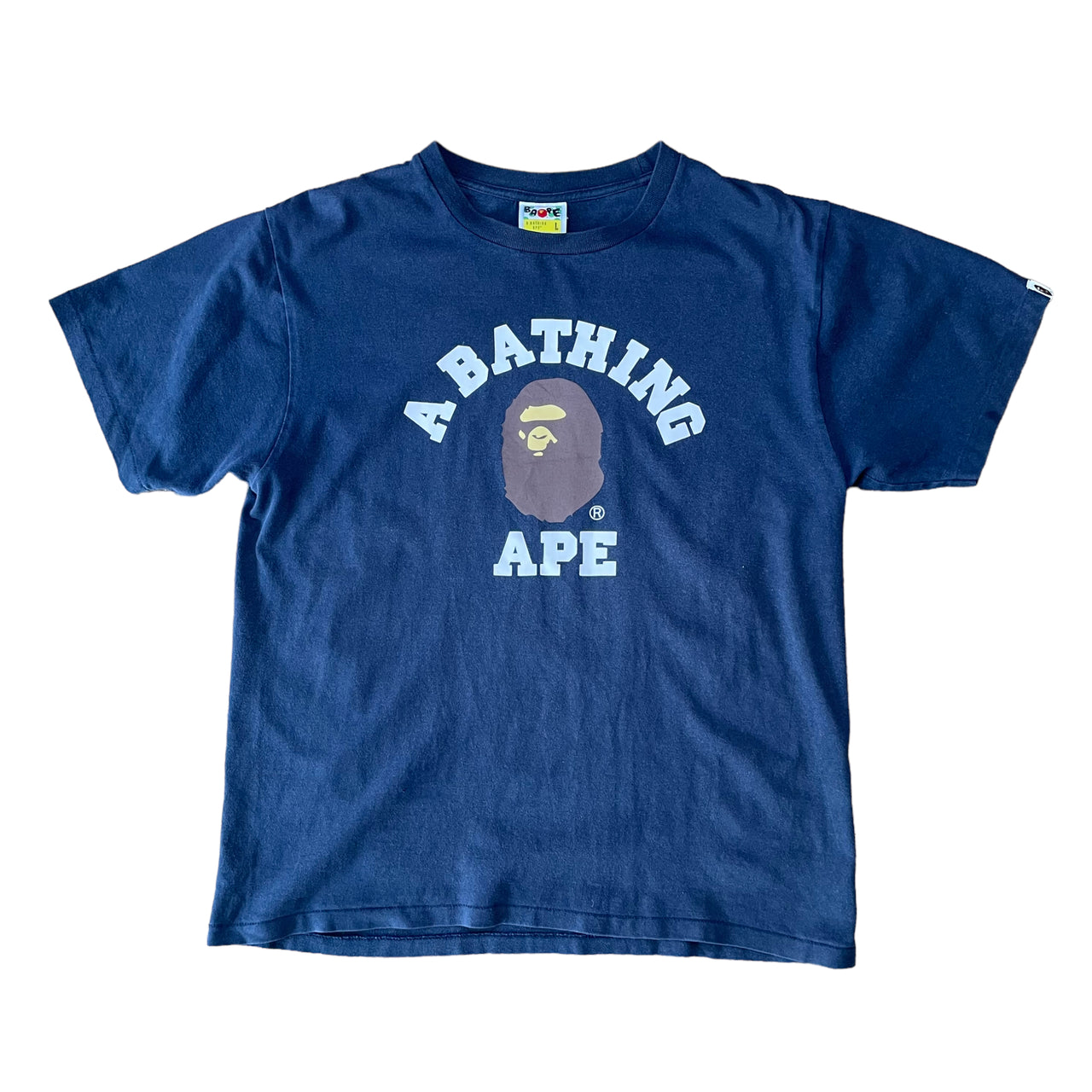 A Bathing Ape College Logo T-shirt