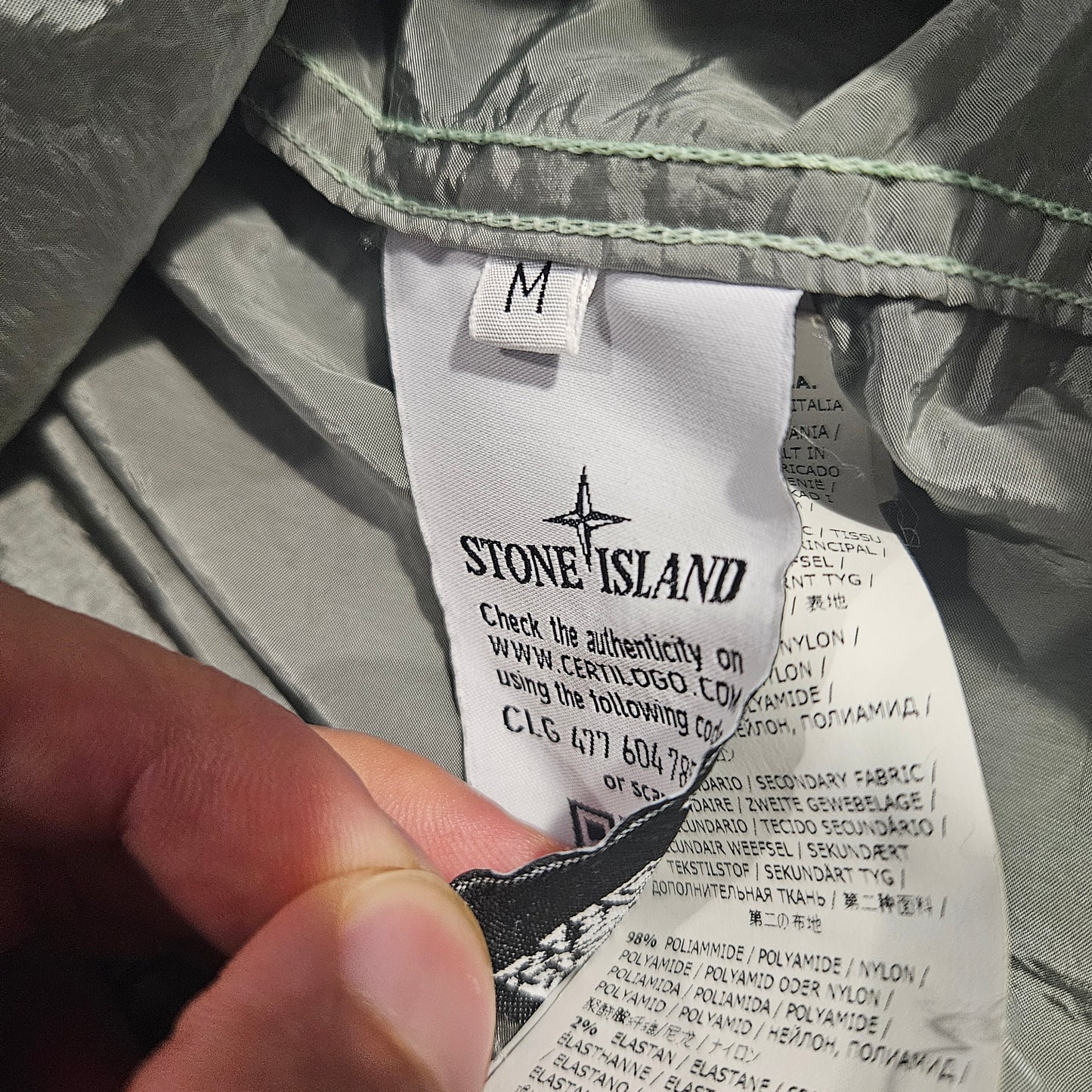 Stone Island Nylon Metal Zip Overshirt