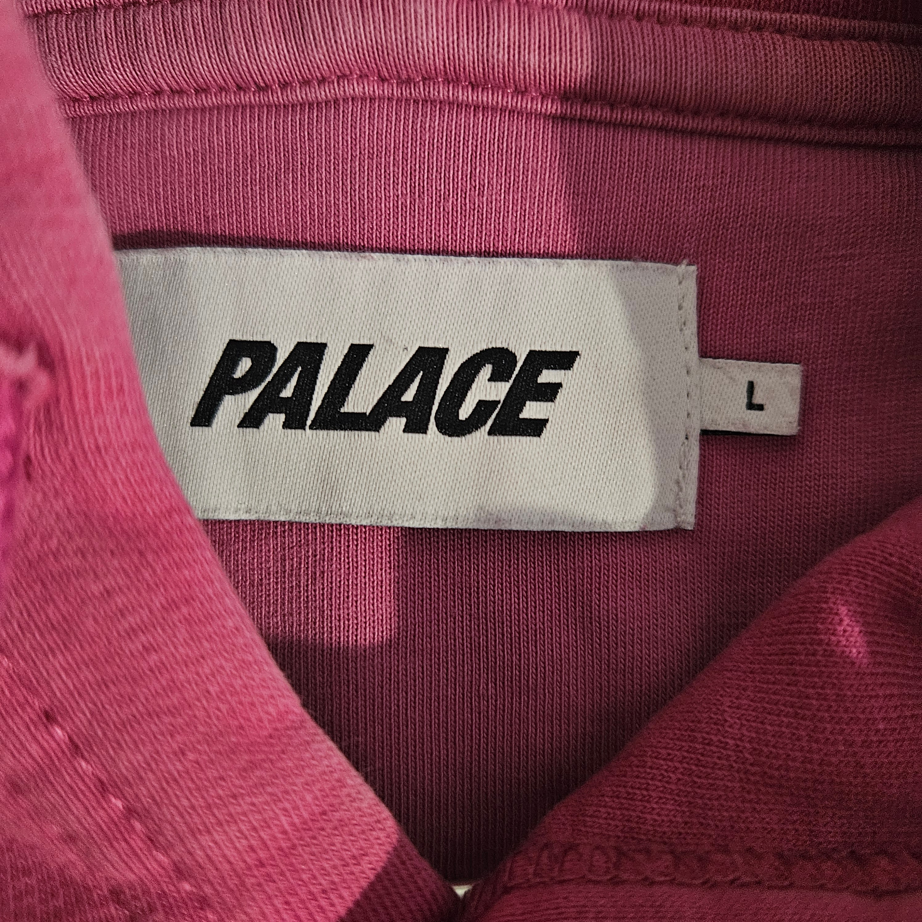Palace Drop Shoulder Denim Applique Hoodie