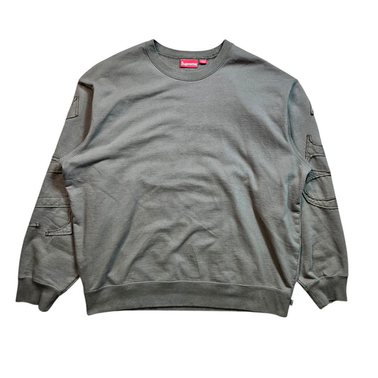 Supreme Tonal Applique Crewneck Sweater