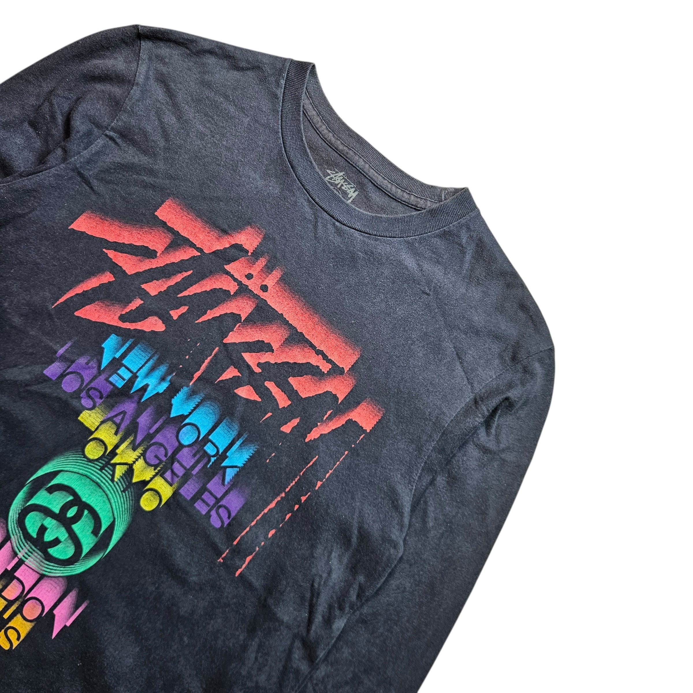 Stussy Multicolour Logo Longsleeve