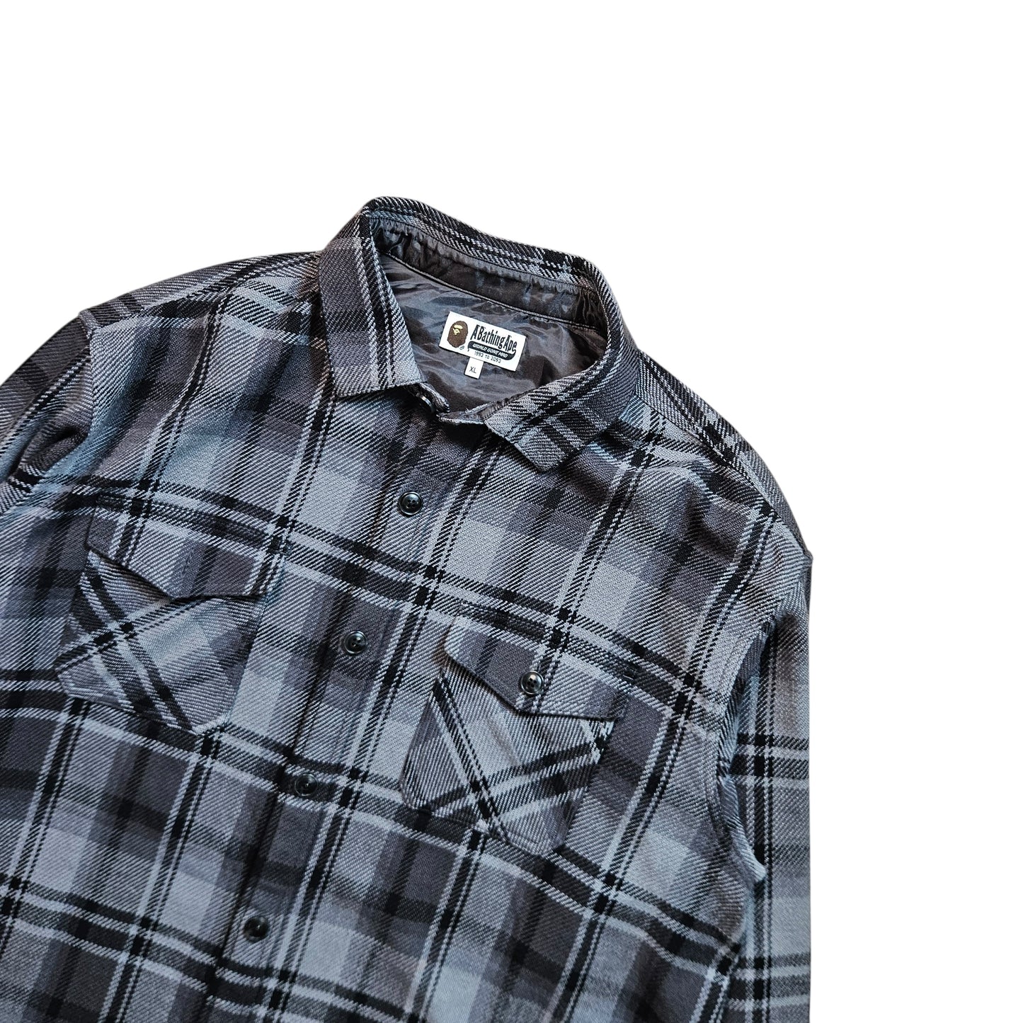 A Bathing Ape Check Flannel Shirt