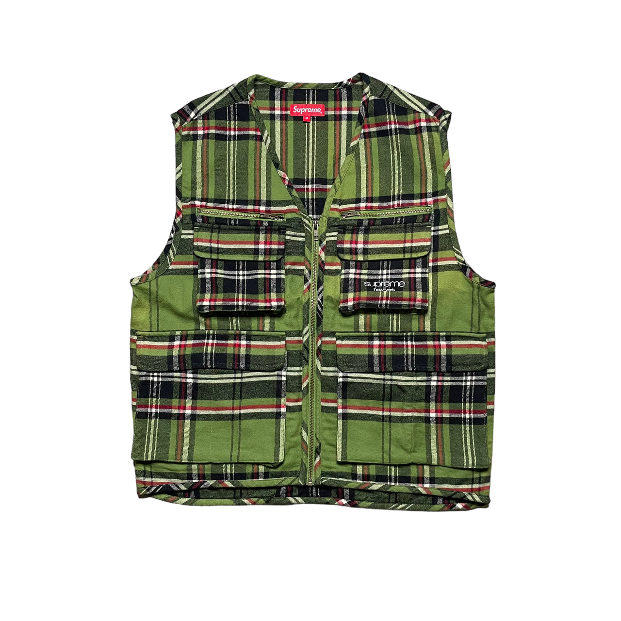 Supreme FW|20 Tartan Flannel Cargo Vest