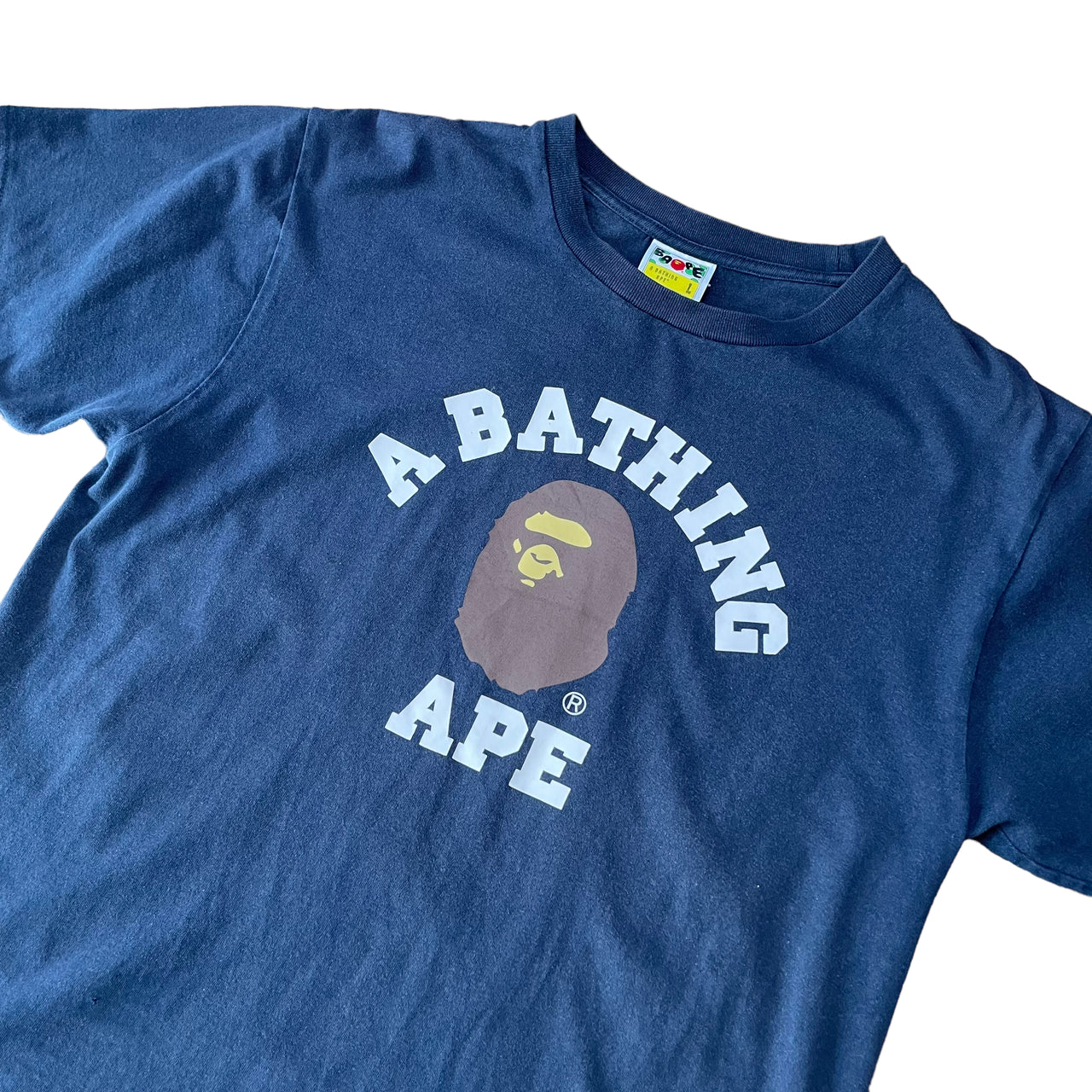 A Bathing Ape College Logo T-shirt