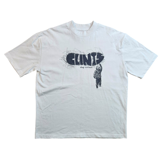 Clints Step Correct Scribble Tee