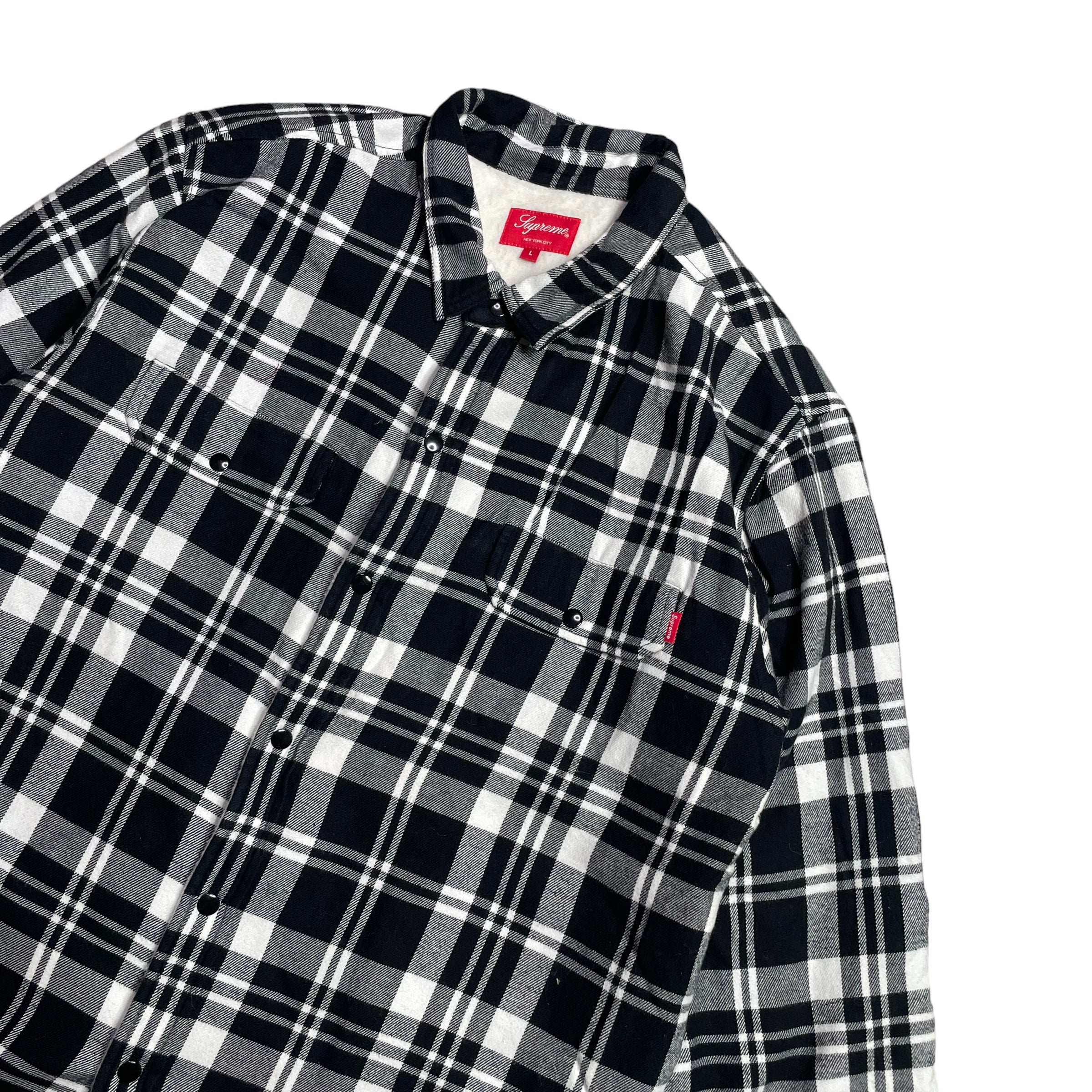 Supreme Fleece Lined Plaid Flannel Shirt – Jacobs