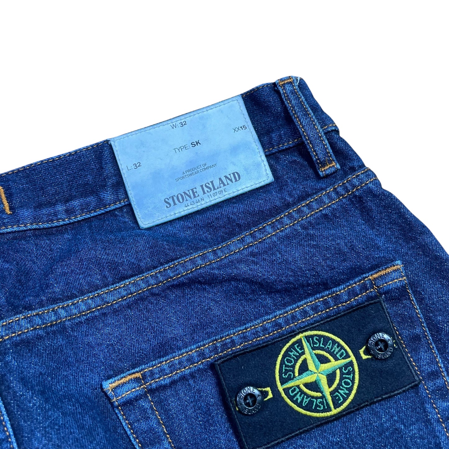 Stone Island Sk Badged Jeans