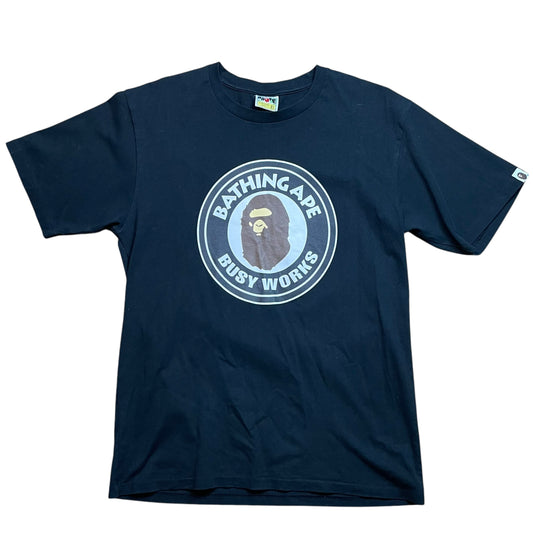 A Bathing Ape Busy Works Logo T-Shirt