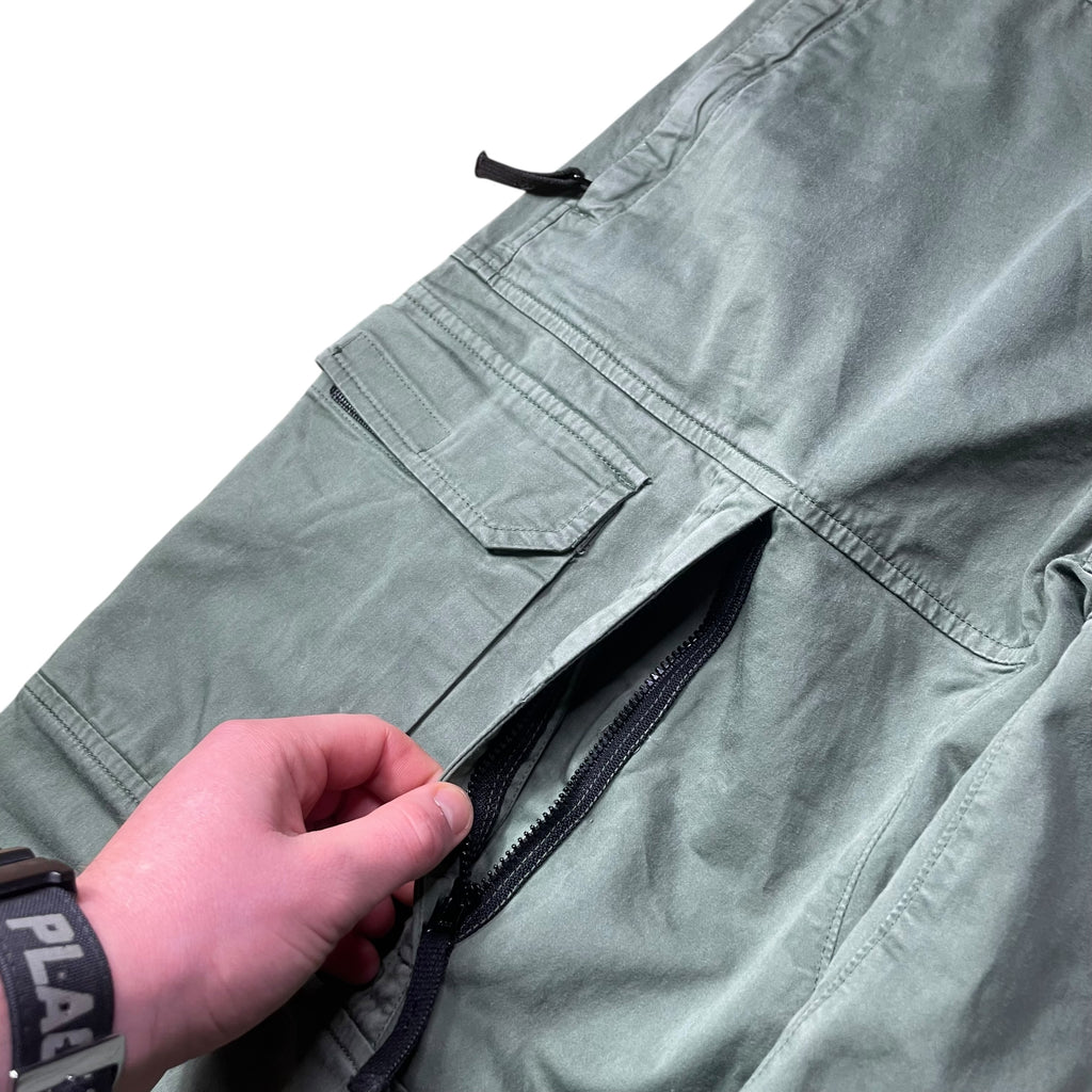 Stone Island Wide Leg Cargo Trousers