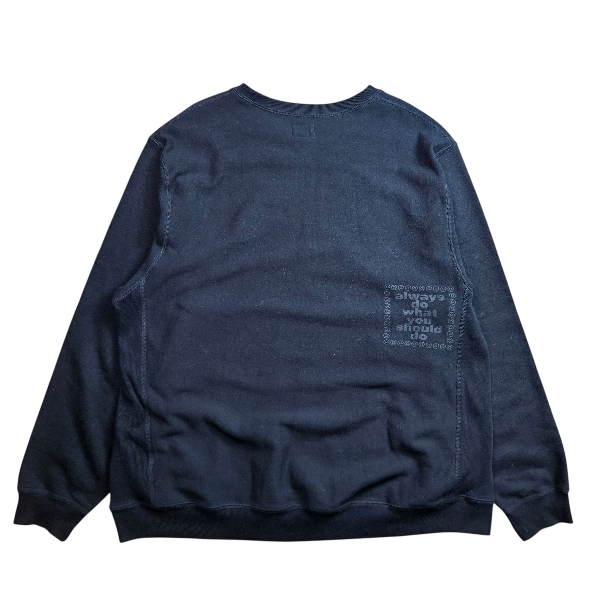 Always Do What You Should Do X Noah Logo Crewneck