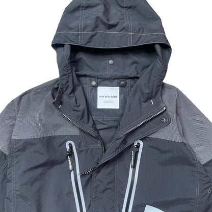 And Wander Pertex Nylon Rip Jacket