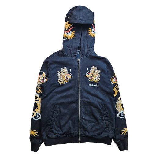 Maharishi Golden Dragon Embroidered Zip Up Hoodie