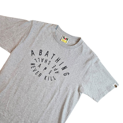 A Bathing Ape Spiral Text Tee