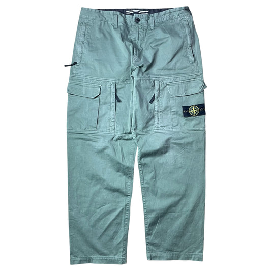 Stone Island Wide Leg Cargo Trousers