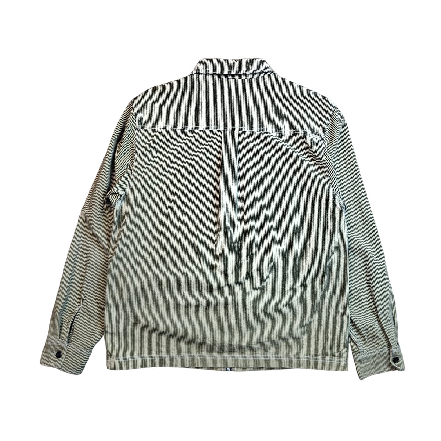 Stussy Overdyed Hickory Zip Overshirt