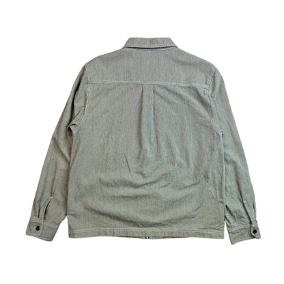 Stussy Overdyed Hickory Zip Overshirt