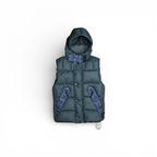 Stone Island Mesh Badge Hooded Puffer Gilet