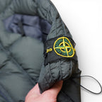 Stone Island Mesh Badge Hooded Puffer Gilet