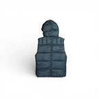 Stone Island Mesh Badge Hooded Puffer Gilet