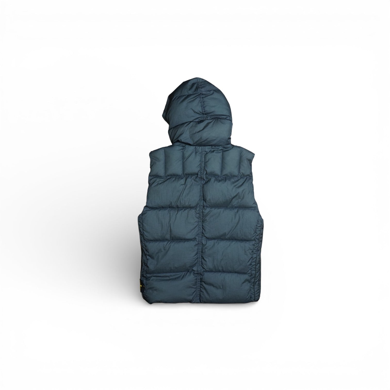 Stone Island Mesh Badge Hooded Puffer Gilet