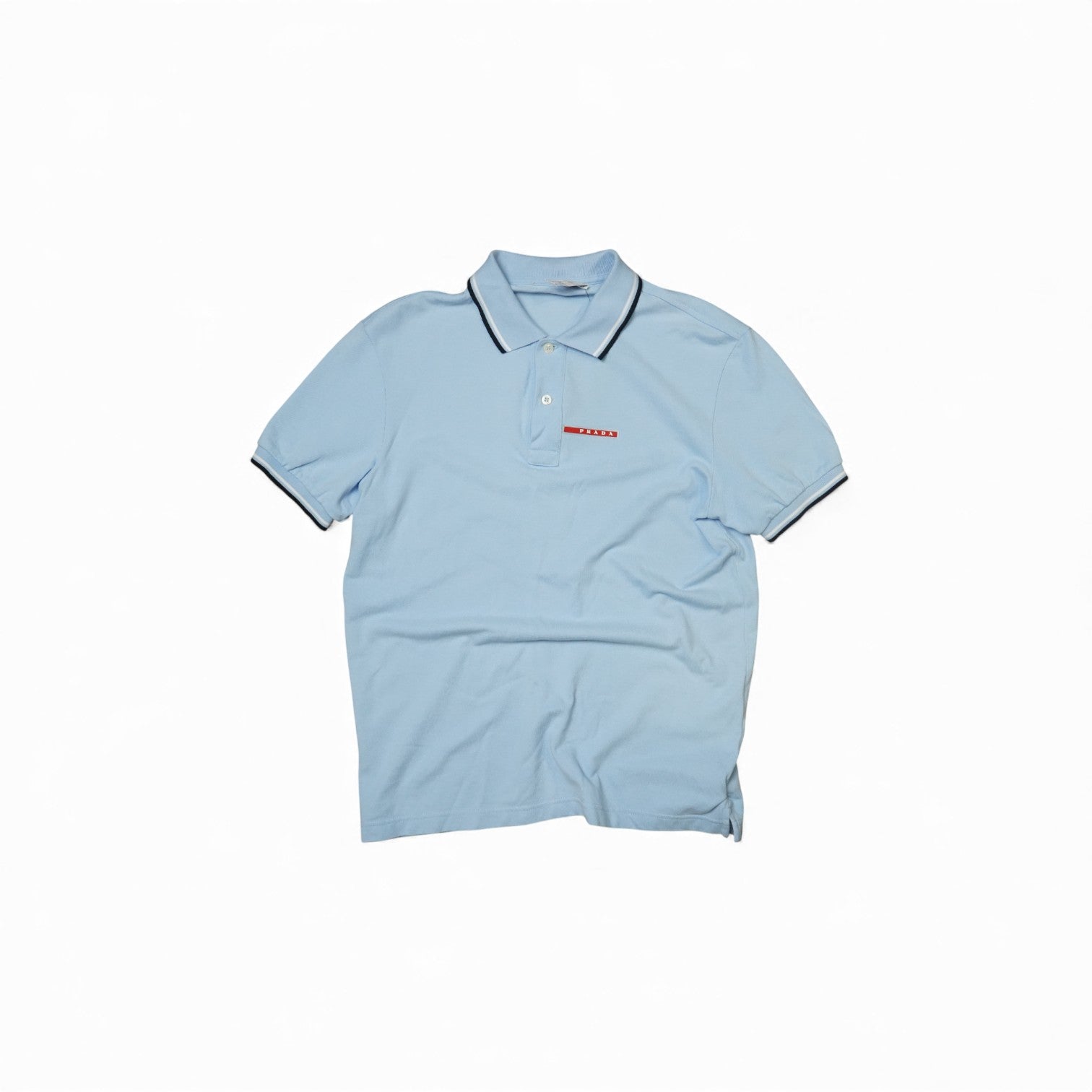 Prada Baby Blue Polo Shirt