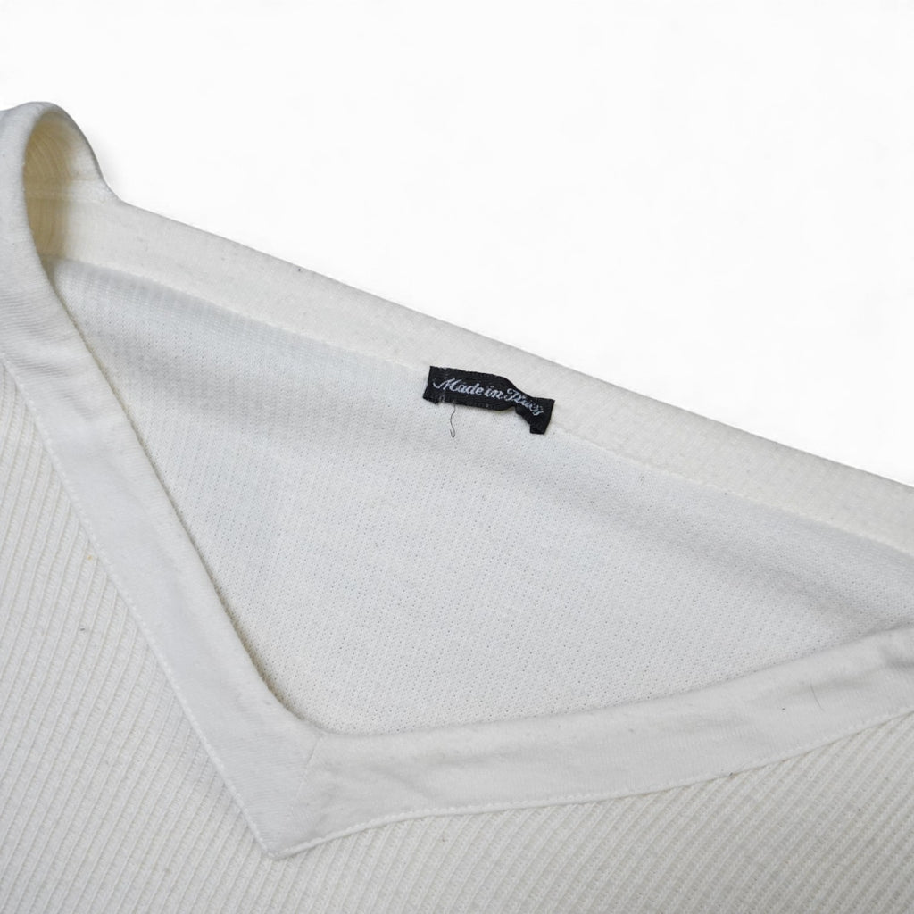 Stone Island V-neck Ribbed Sweatshirt