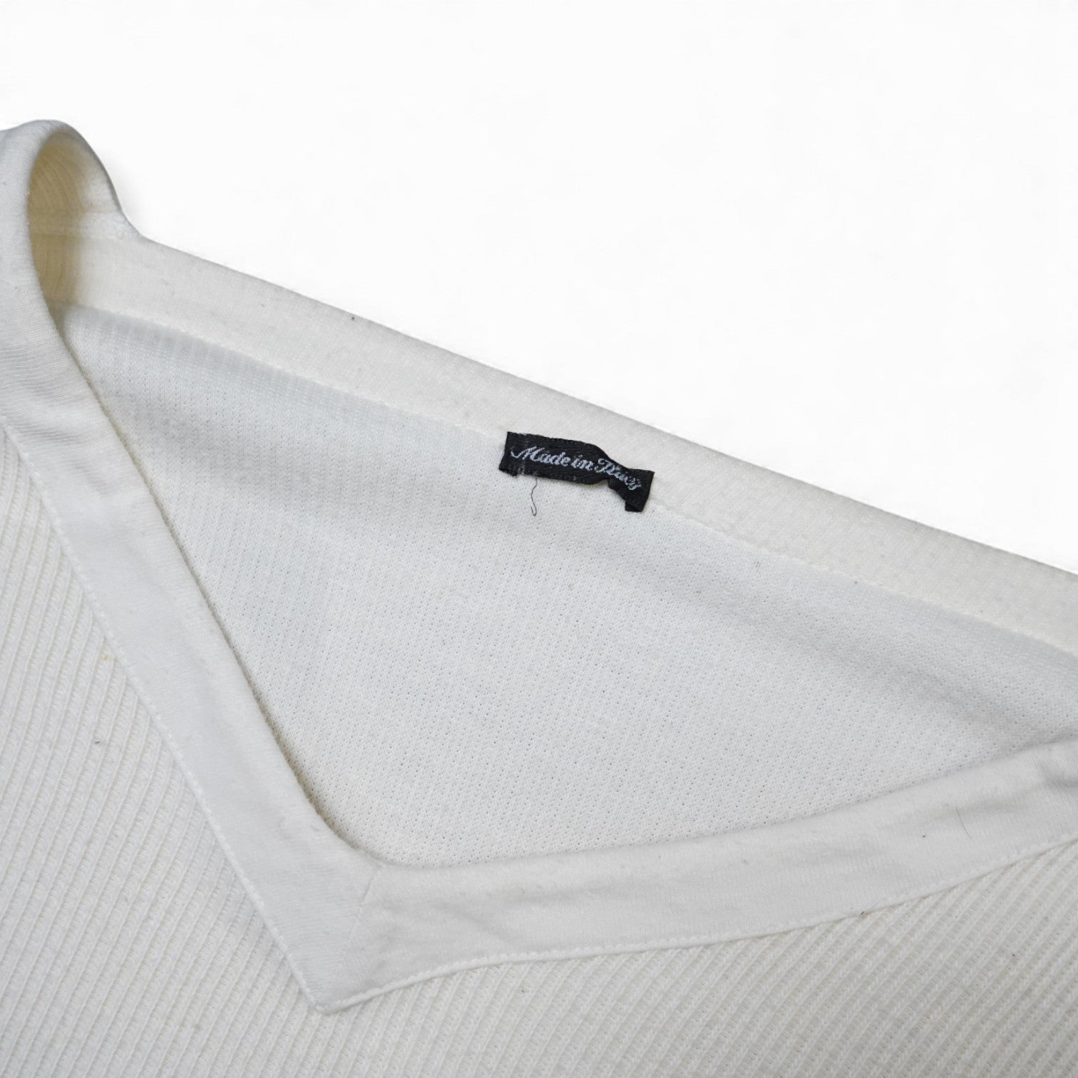 Stone Island V-neck Ribbed Sweatshirt