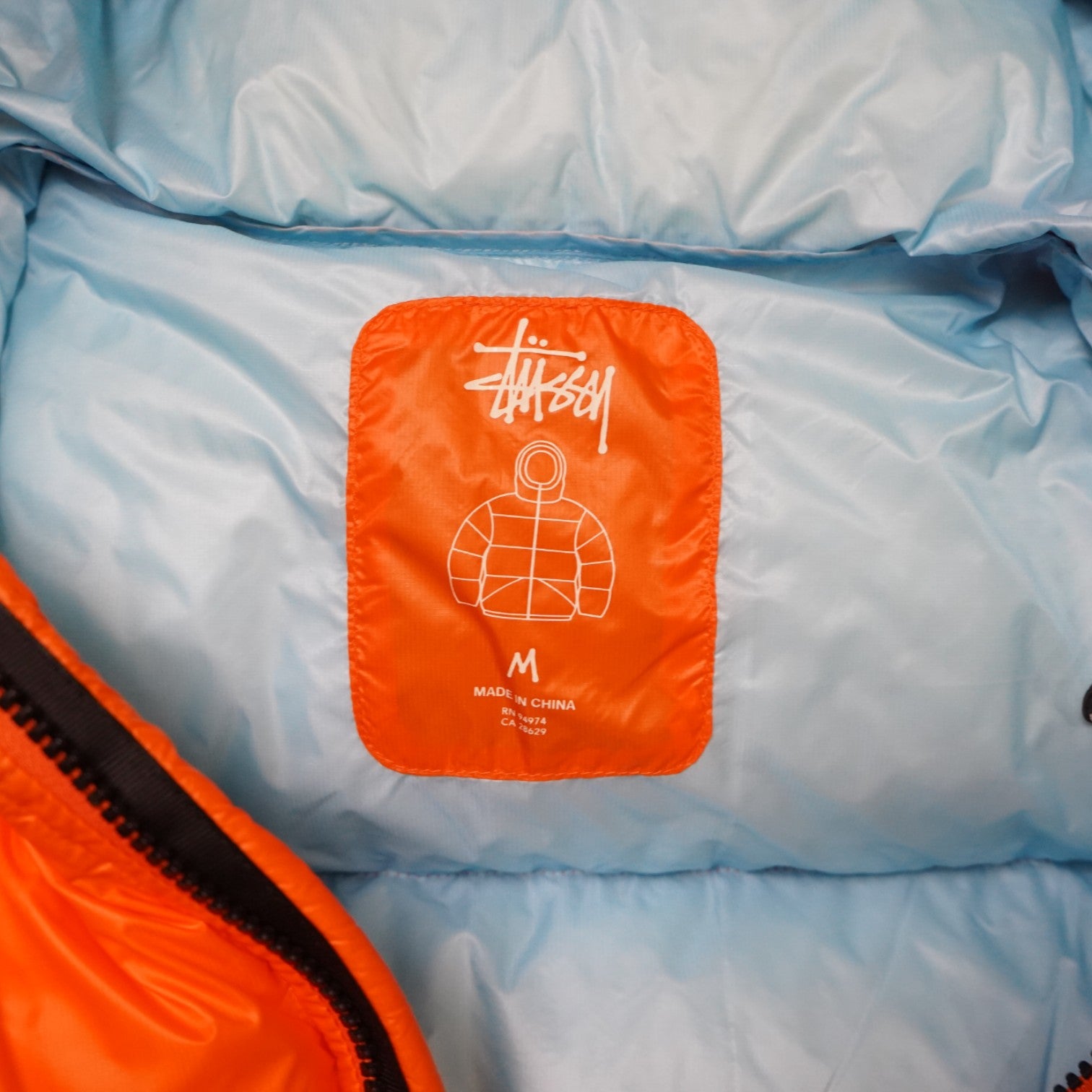 Stussy Micro Ripstop Hooded Puffer Jacket
