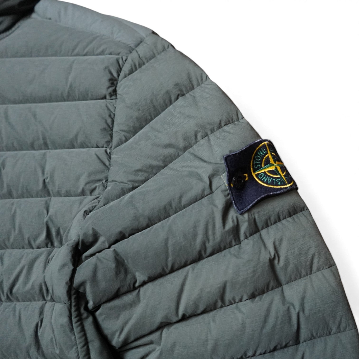Stone Island Loom Woven Down Chambers Hooded Jacket